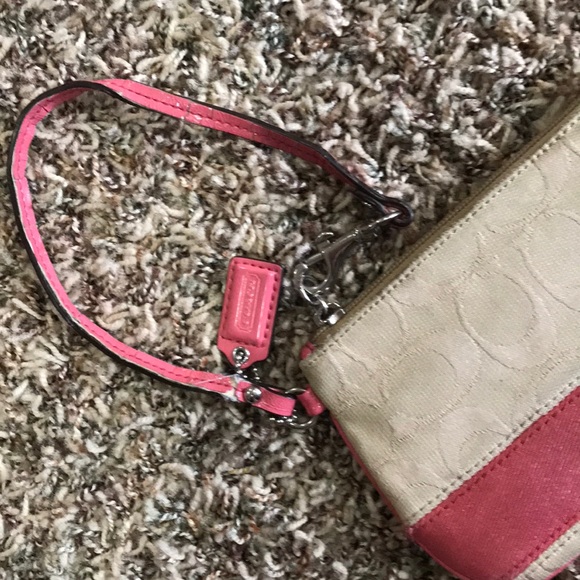 SOLD**Coach wristlet - Picture 2 of 4